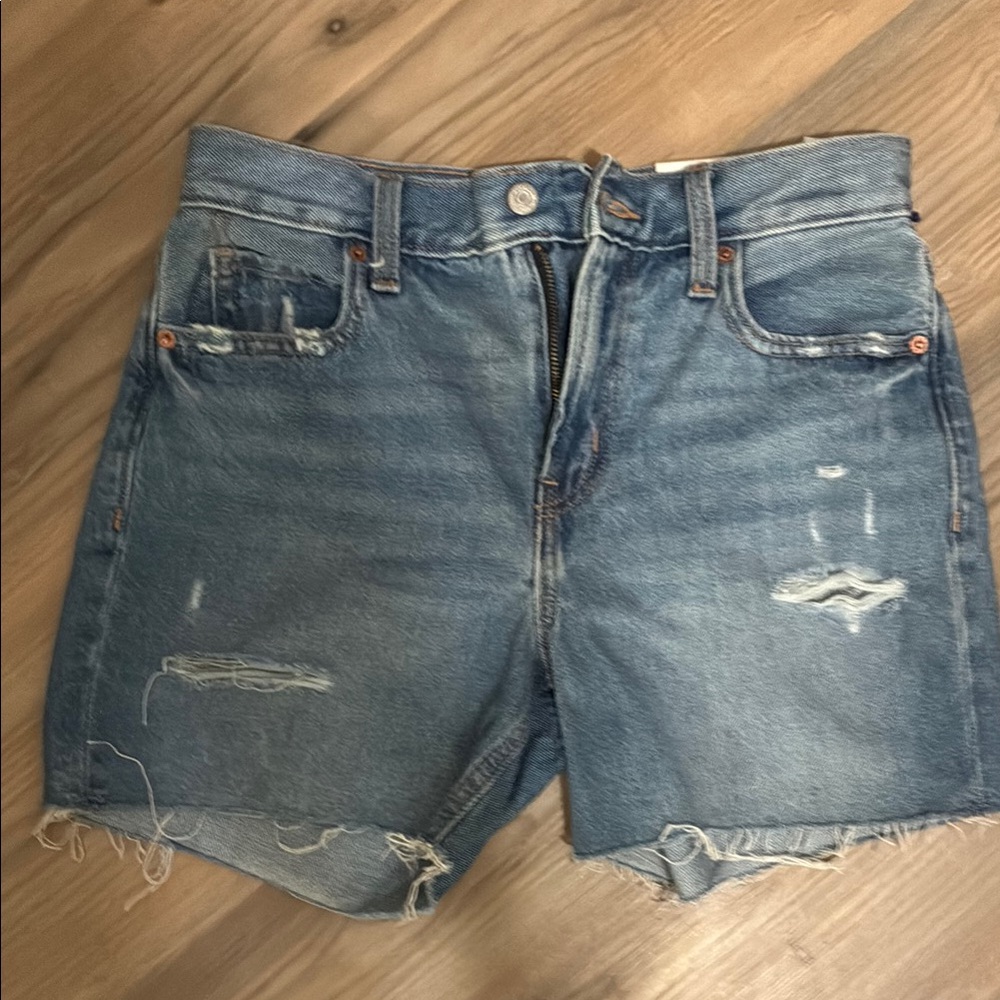 Old Navy Blue Jean Shorts Casual Cut-Off Style